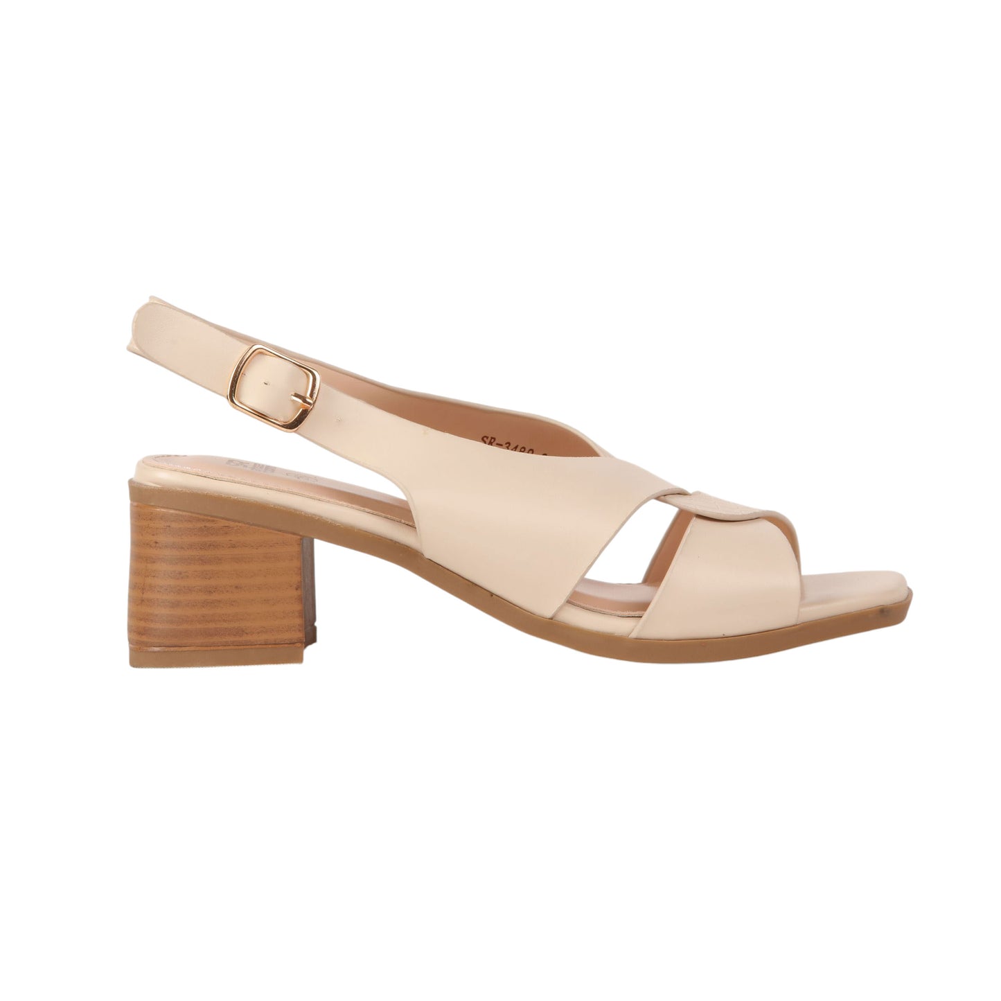 Block Heel Criss Cross Sandal