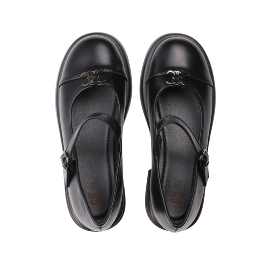 Classic Shoes with Side Buckle