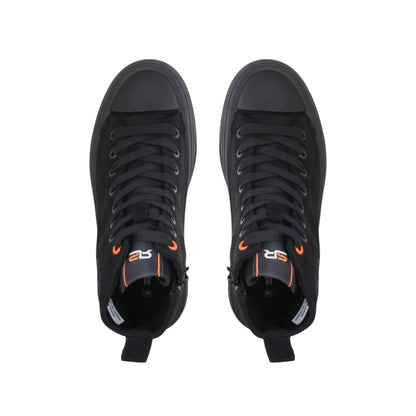 Suede Leather High-Top Sneakers