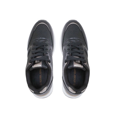 Leather Sneakers Decorated with Studs