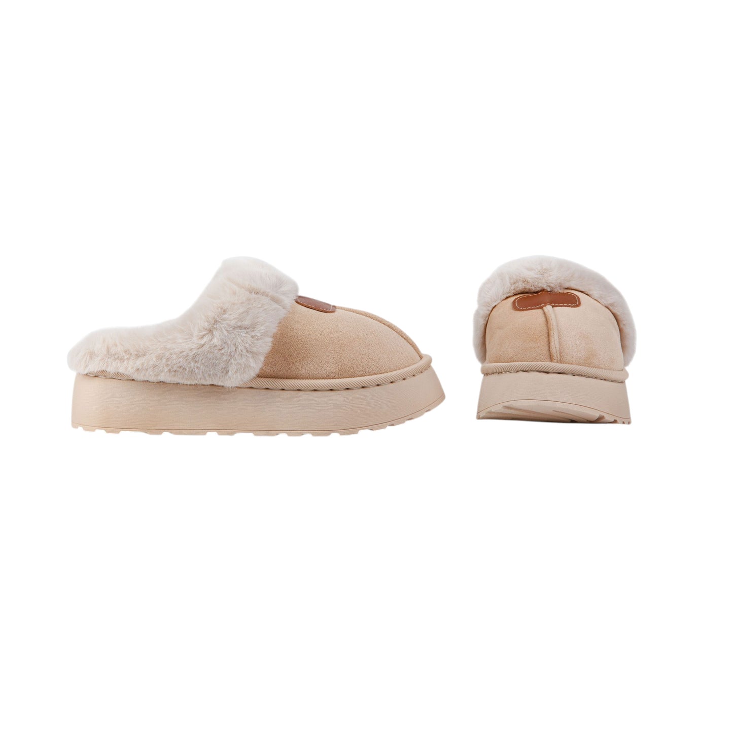Winter Fur Chunky Clogs