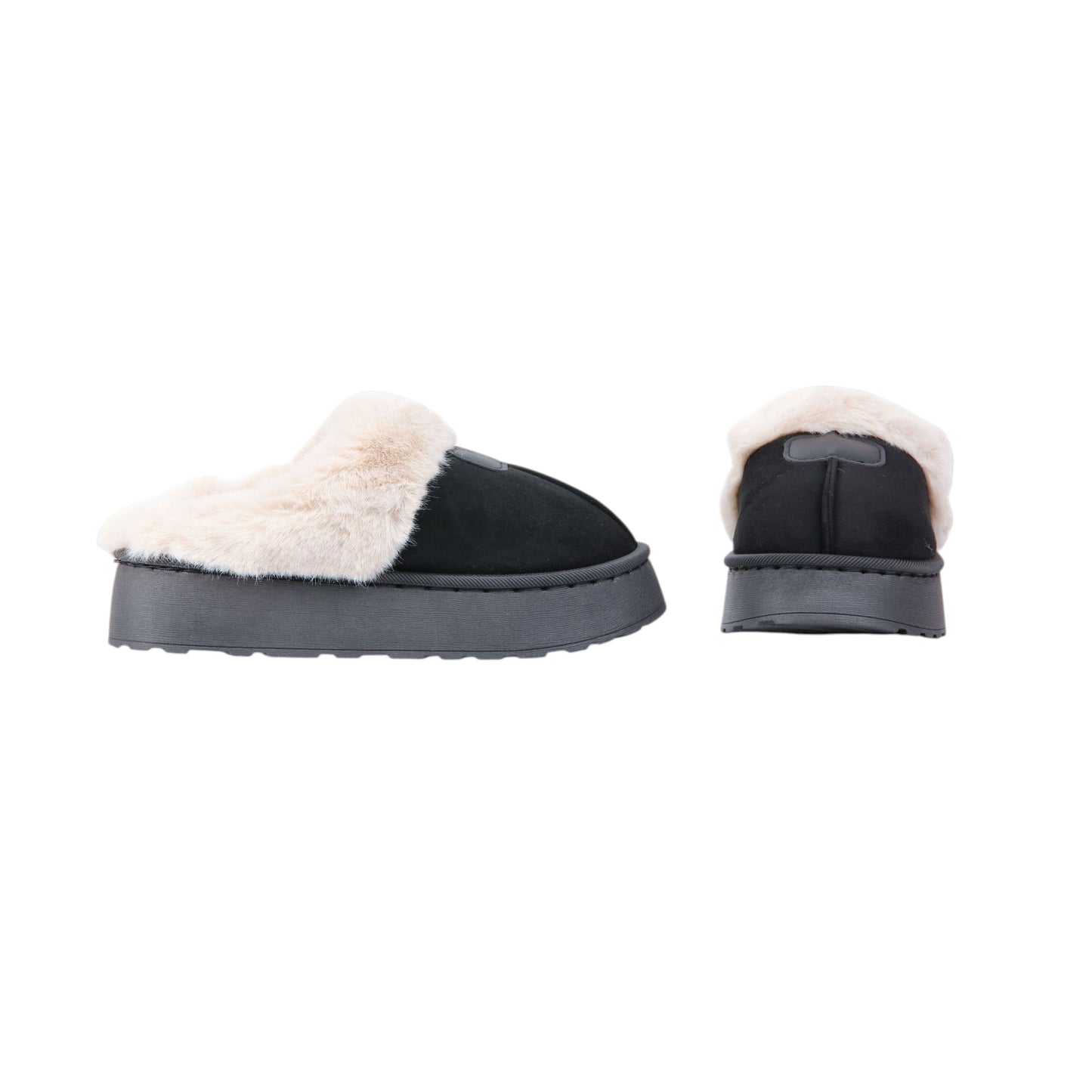 Winter Fur Chunky Clogs