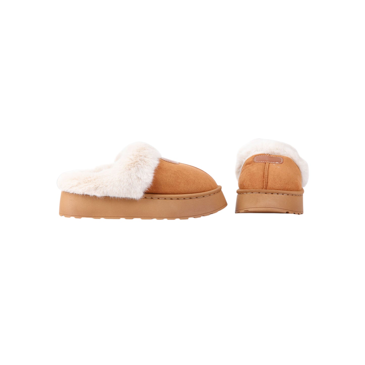 Winter Fur Chunky Clogs