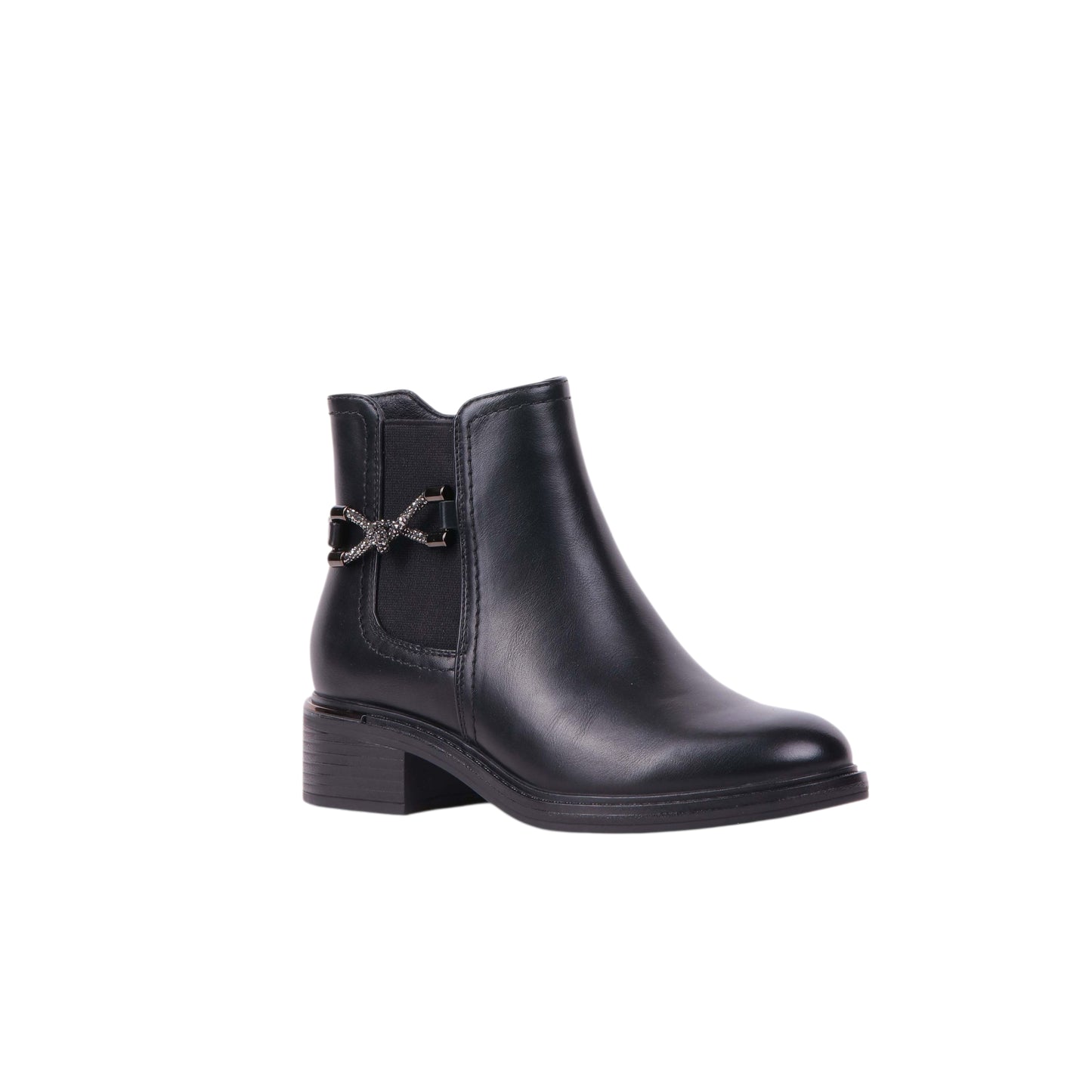 Sliver Side Buckle Half Boot - 3 CM
