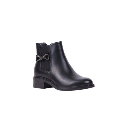 Sliver Side Buckle Half Boot - 3 CM
