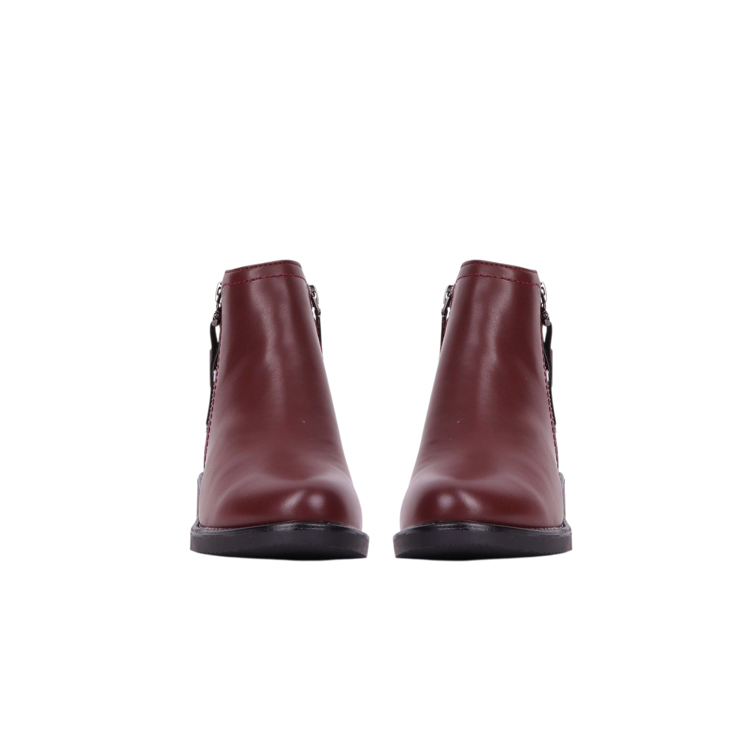 Side Zipper Ankle Boots - 3 CM