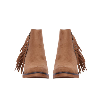 Side Tassel Ankle Boot - 3 CM