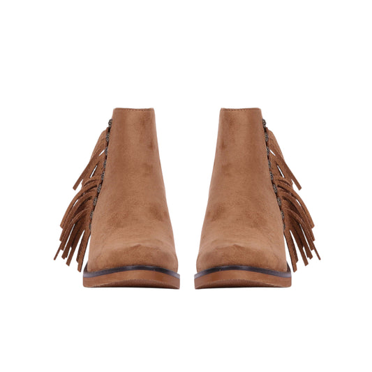 Back Zipper Half Boot - 3 CM