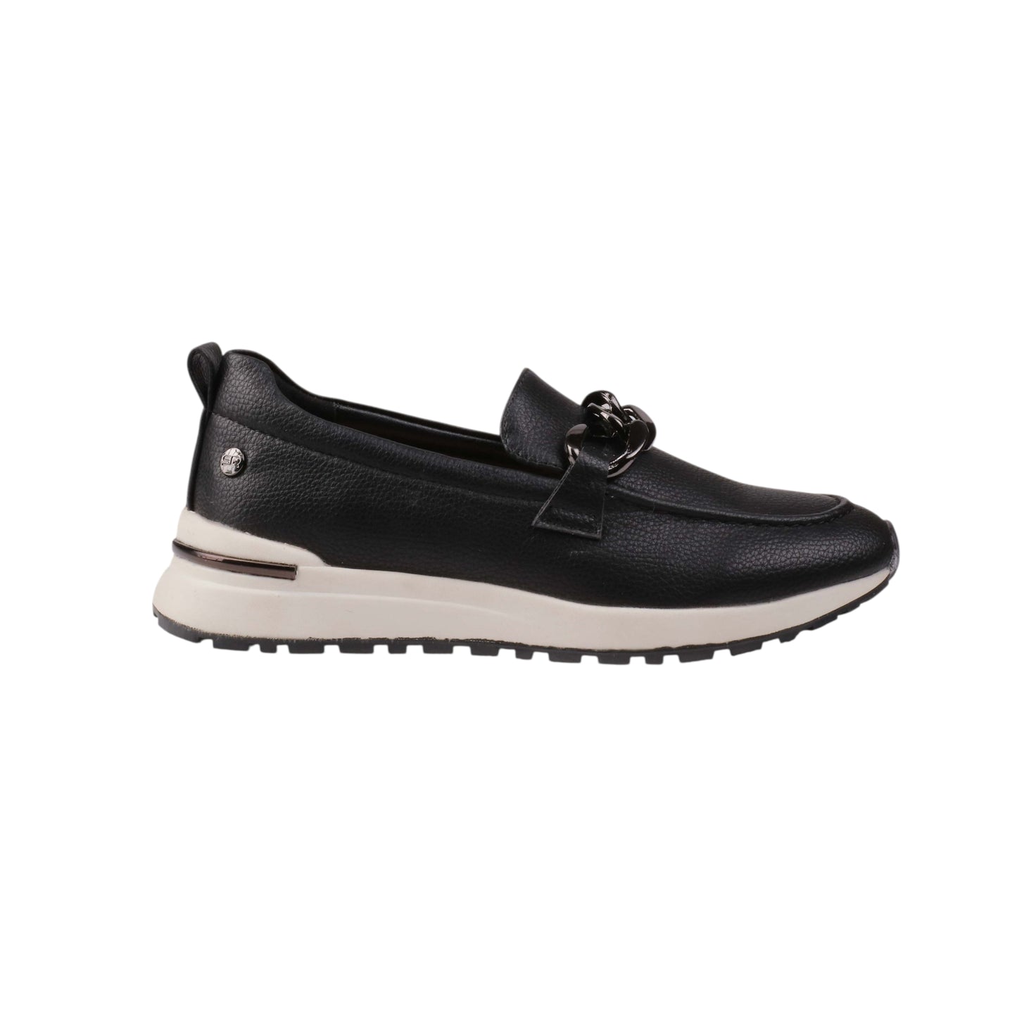 Modern Upper Chain Flat Loafer