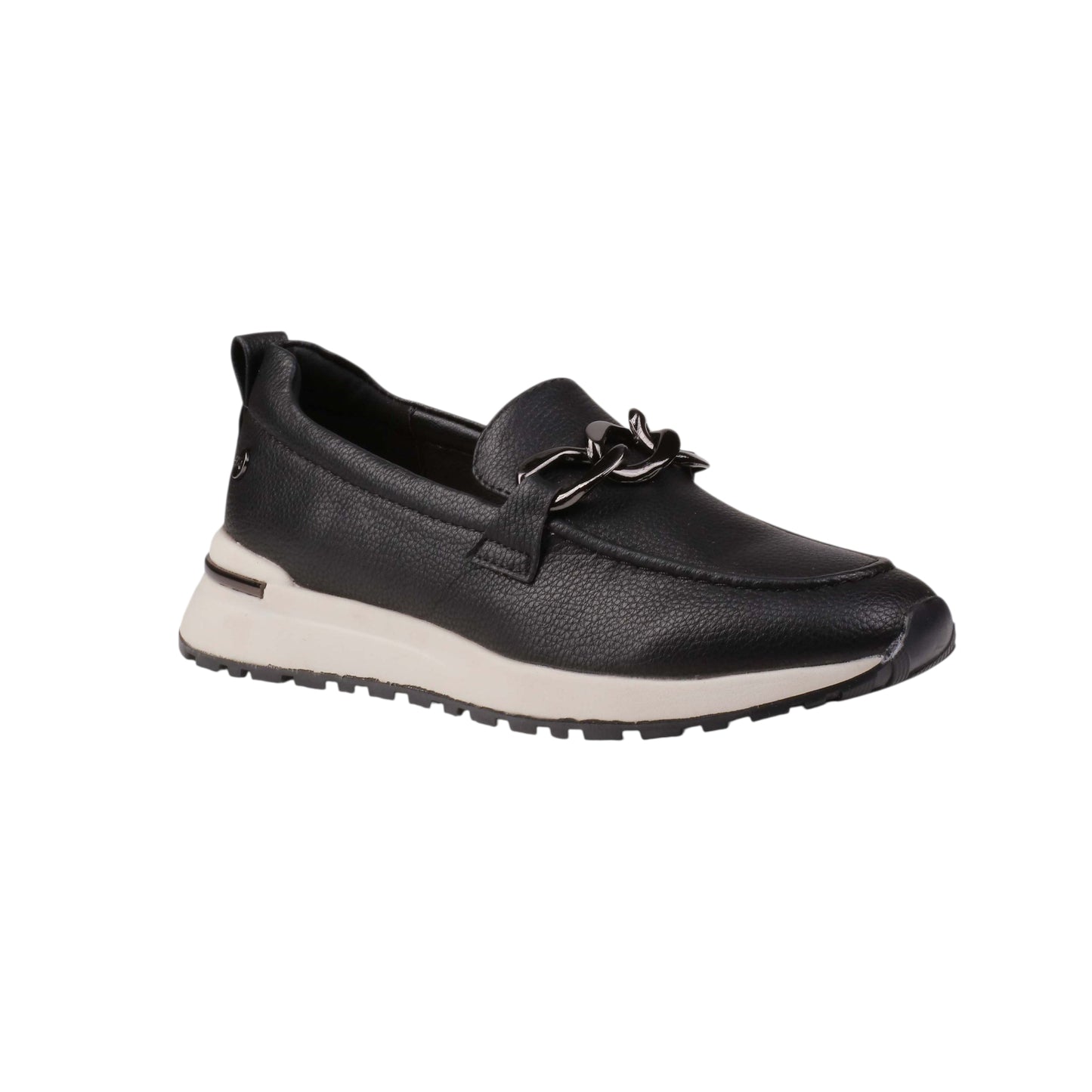 Modern Upper Chain Flat Loafer