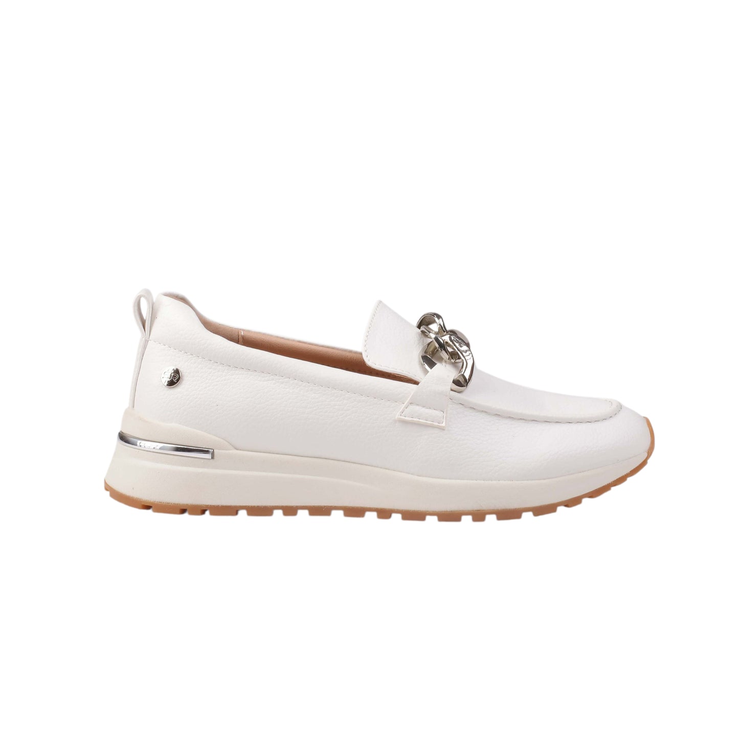 Modern Upper Chain Flat Loafer
