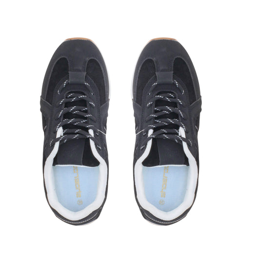Suede Flat Sneakers