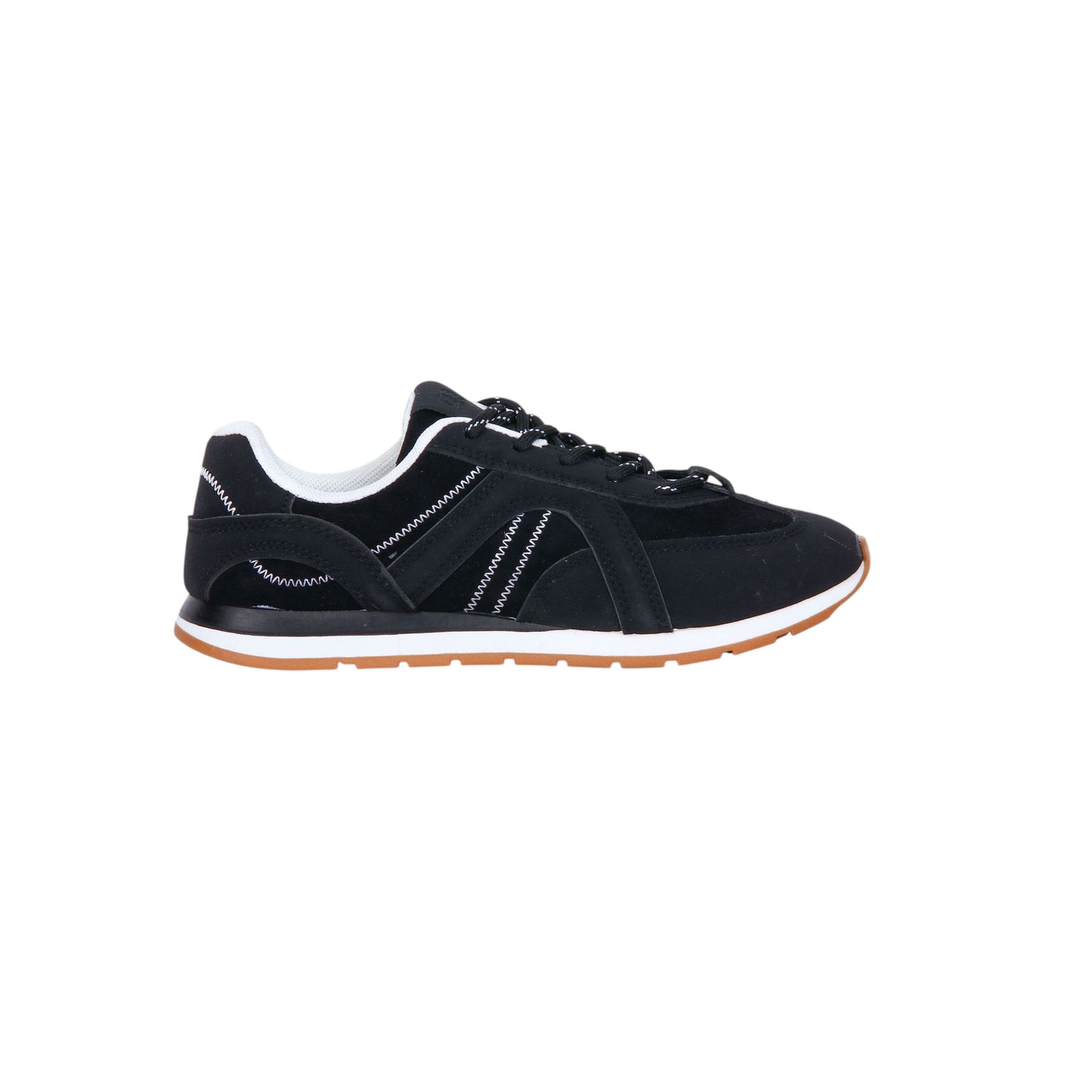 Suede Flat Sneakers