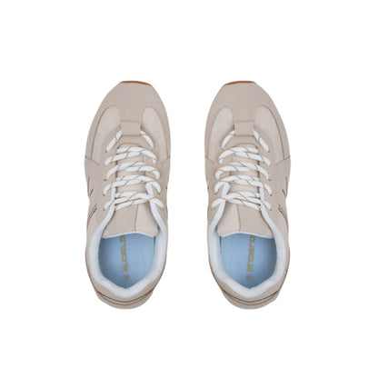 Suede Flat Sneakers