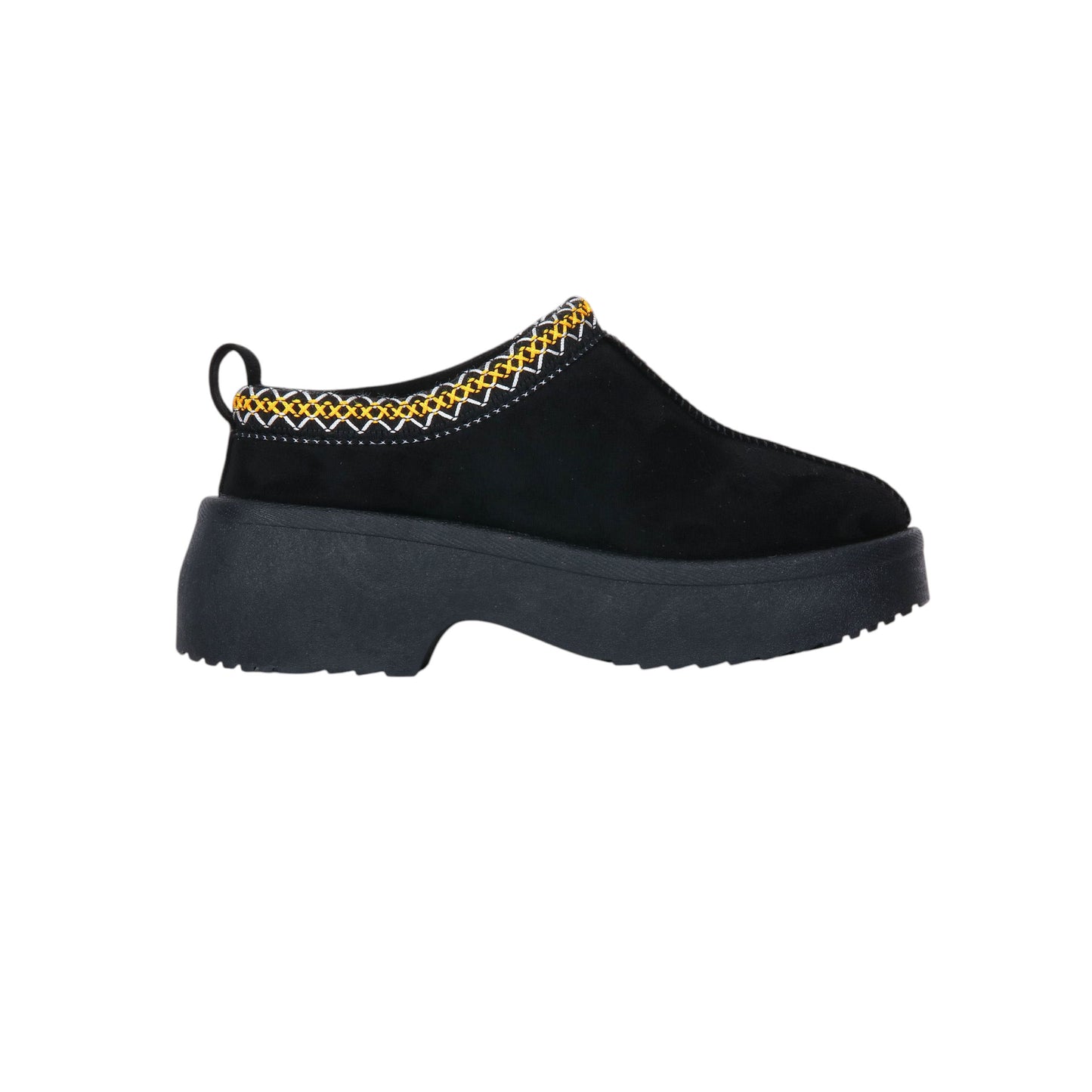 Winter Suede Chunky Clogs