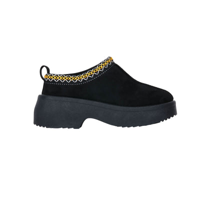 Winter Suede Chunky Clogs