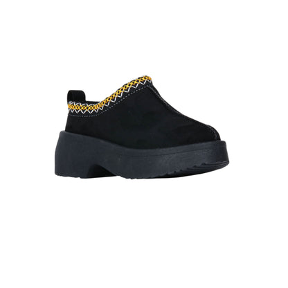 Winter Suede Chunky Clogs