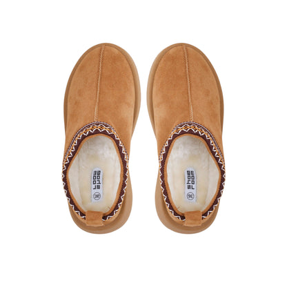 Winter Suede Chunky Clogs