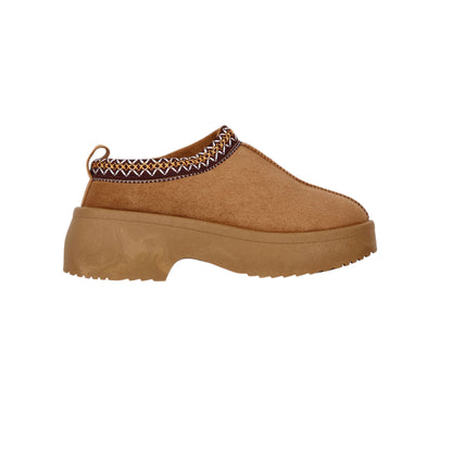 Winter Suede Chunky Clogs
