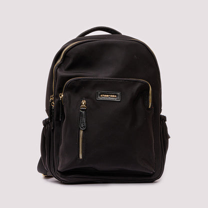 Multi Zippers Backpack with Side Pockets