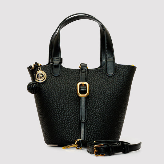 Textured Leather Elegant Handbag