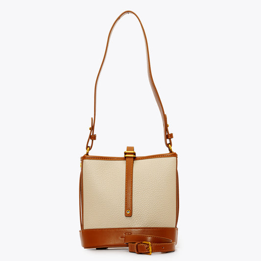 Stylish Leather Shoulder Bag with Handle