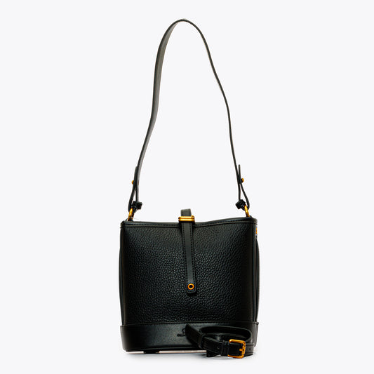 Stylish Leather Shoulder Bag with Handle