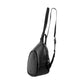 Oval Shaped Leather Backpack