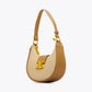 Soft Plain Leather Shoulder Bag with Strap