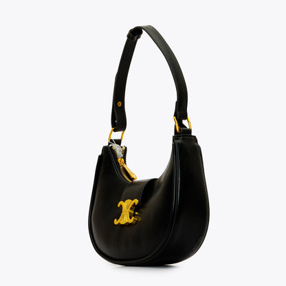 حقيبة كتف جلدية ناعمة مع حزام