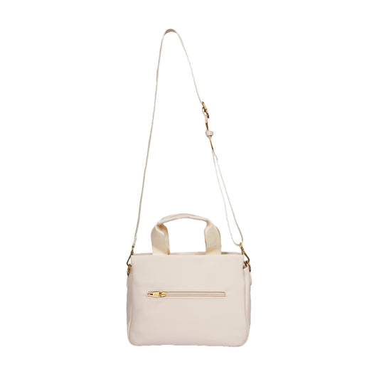 Plain Handbag with Adjustable Strap