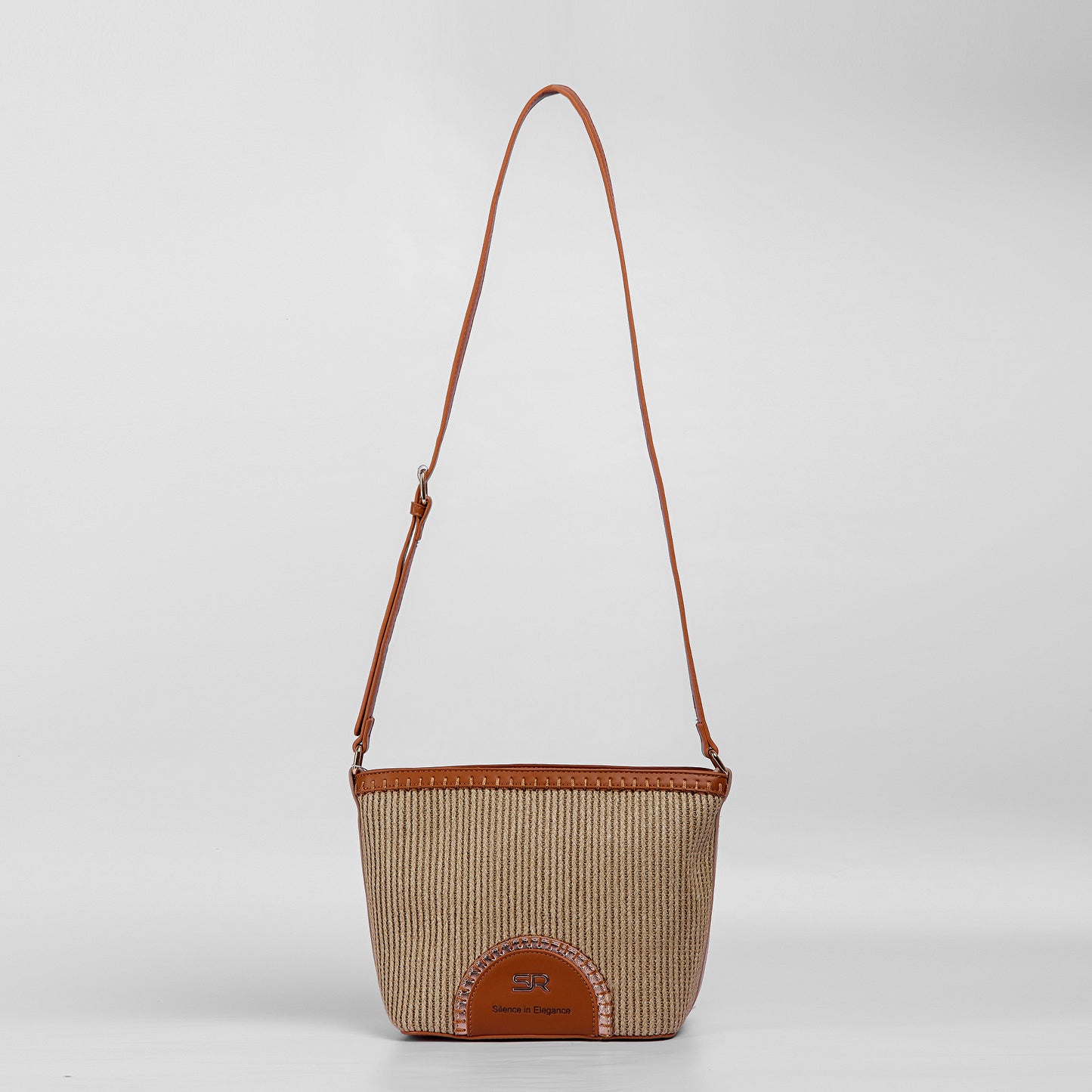 Ribbed Crossbody Bag