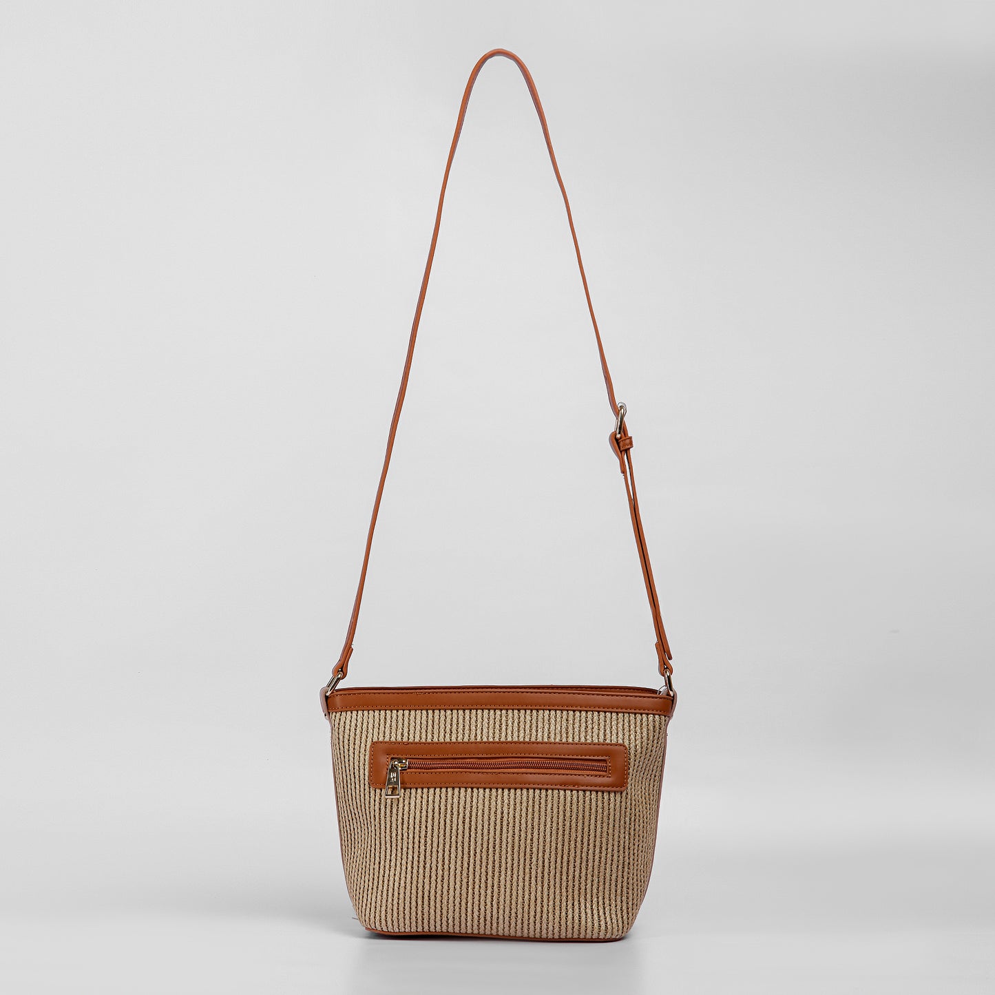 Ribbed Crossbody Bag