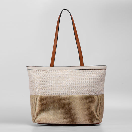 Half & Half Casual Shoulder Bag