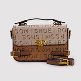 Decorative Side Buckle Printed Cross Bag