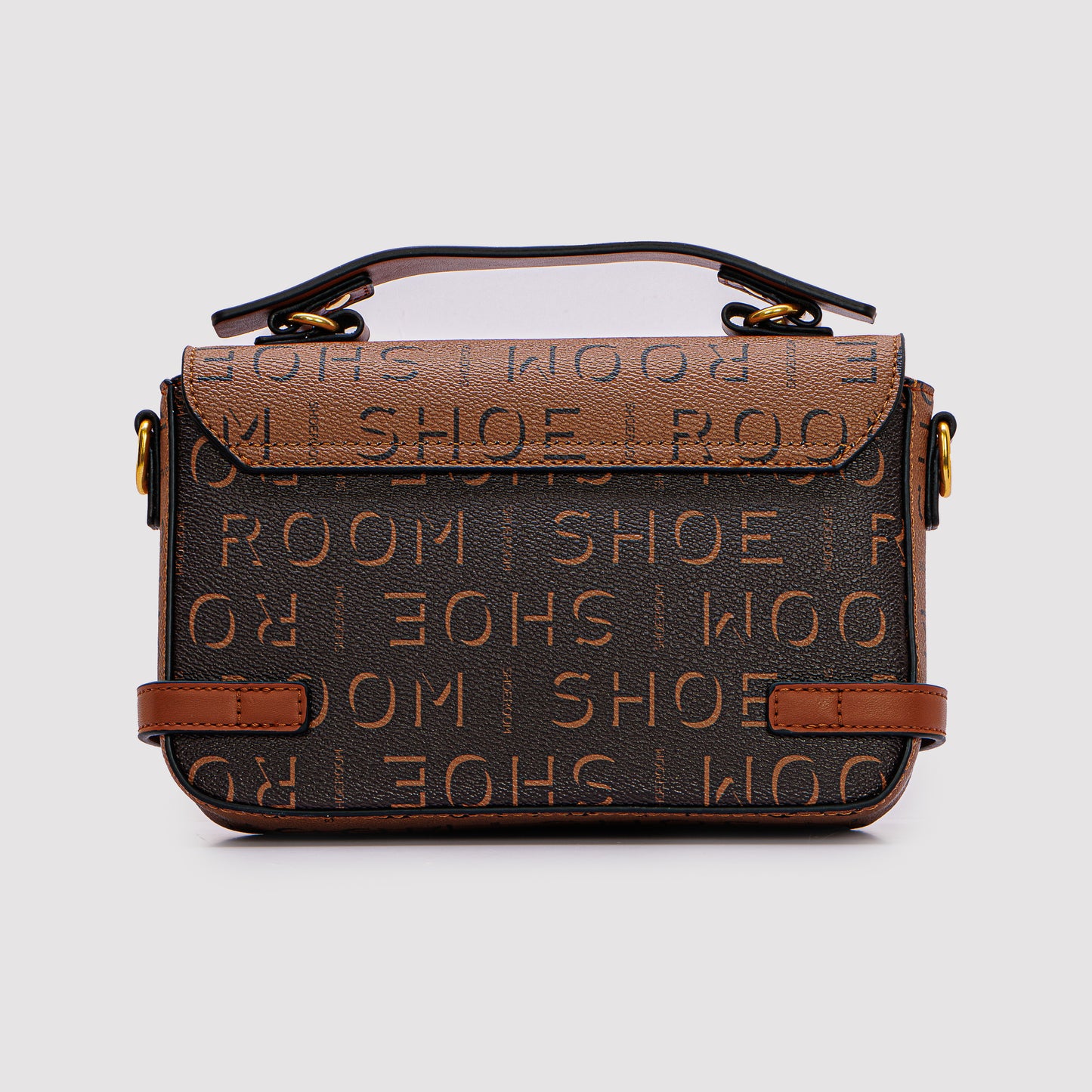 Decorative Side Buckle Printed Cross Bag