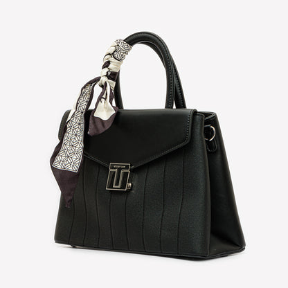 حقيبة يد بإغلاق مغناطيسي مع وشاح