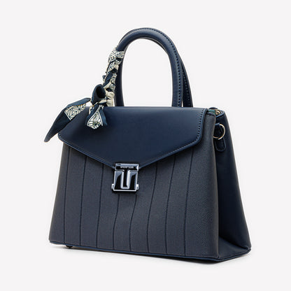 حقيبة يد بإغلاق مغناطيسي مع وشاح