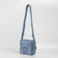 Square Shaped Mini Denim Cross Bag