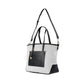 Bi-Tone Handbag with Long Strap