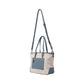 Bi-Tone Handbag with Long Strap