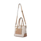 Bi-Tone Handbag with Long Strap