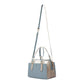 Bi-Tone Box Handbag with Handle