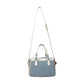 Bi-Tone Box Handbag with Handle