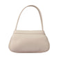 Classic Waved Leather Handbag