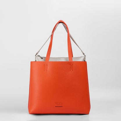 حقيبة كتف عادية مع حقيبة يد صغيرة داخلية