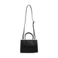 Embroidered Leather Handbag with Handle