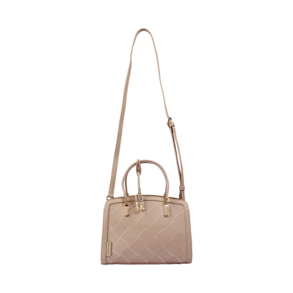 حقيبة يد مطرزة بمقبض متقاطع