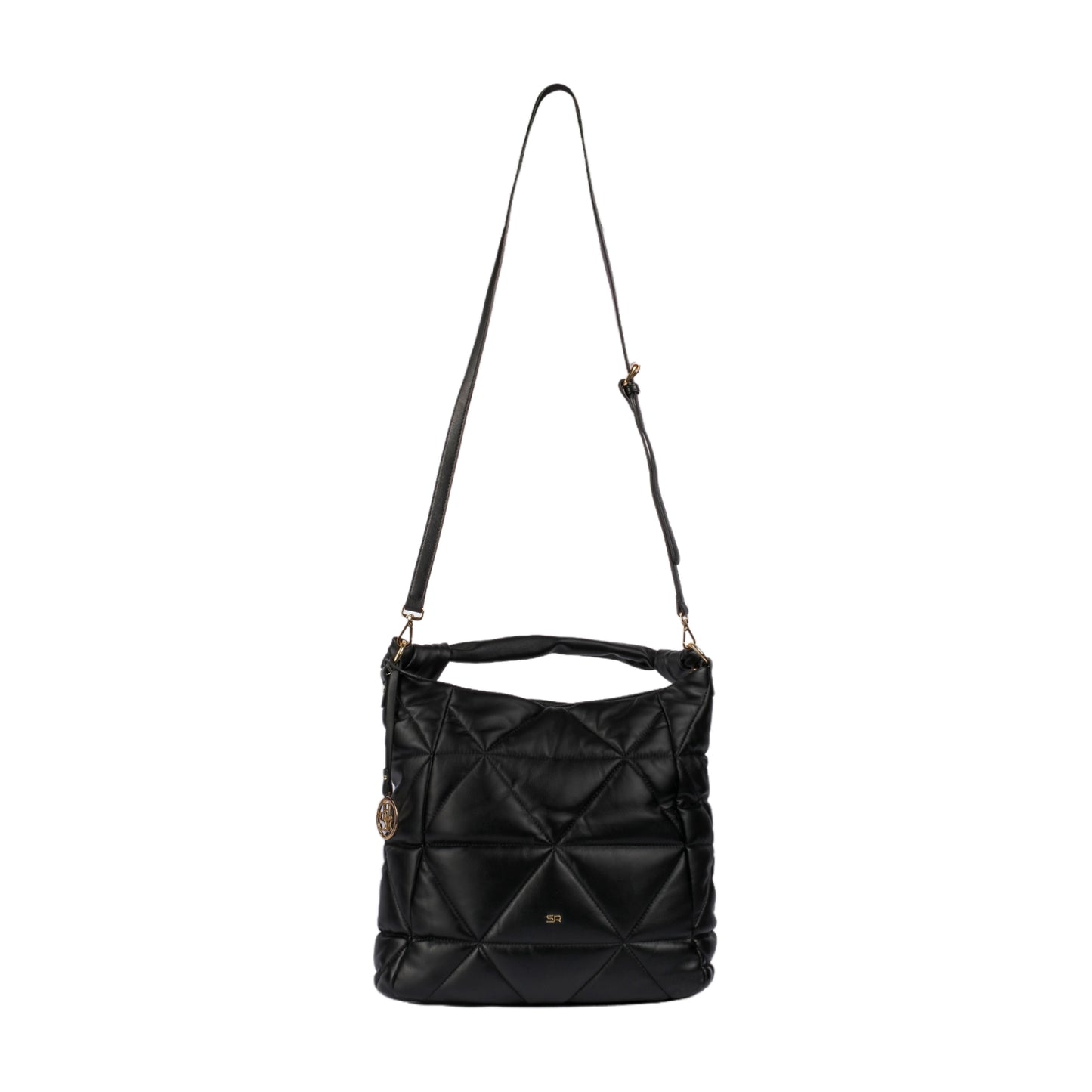 Leather Crossbody Bag with Small Handle