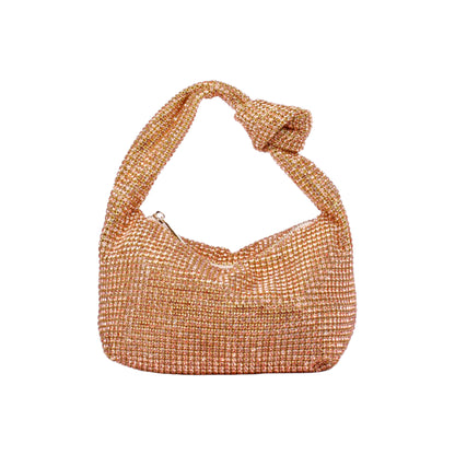 حقيبة سهرة صغيرة مرصعة بالكامل بأحجار الراين